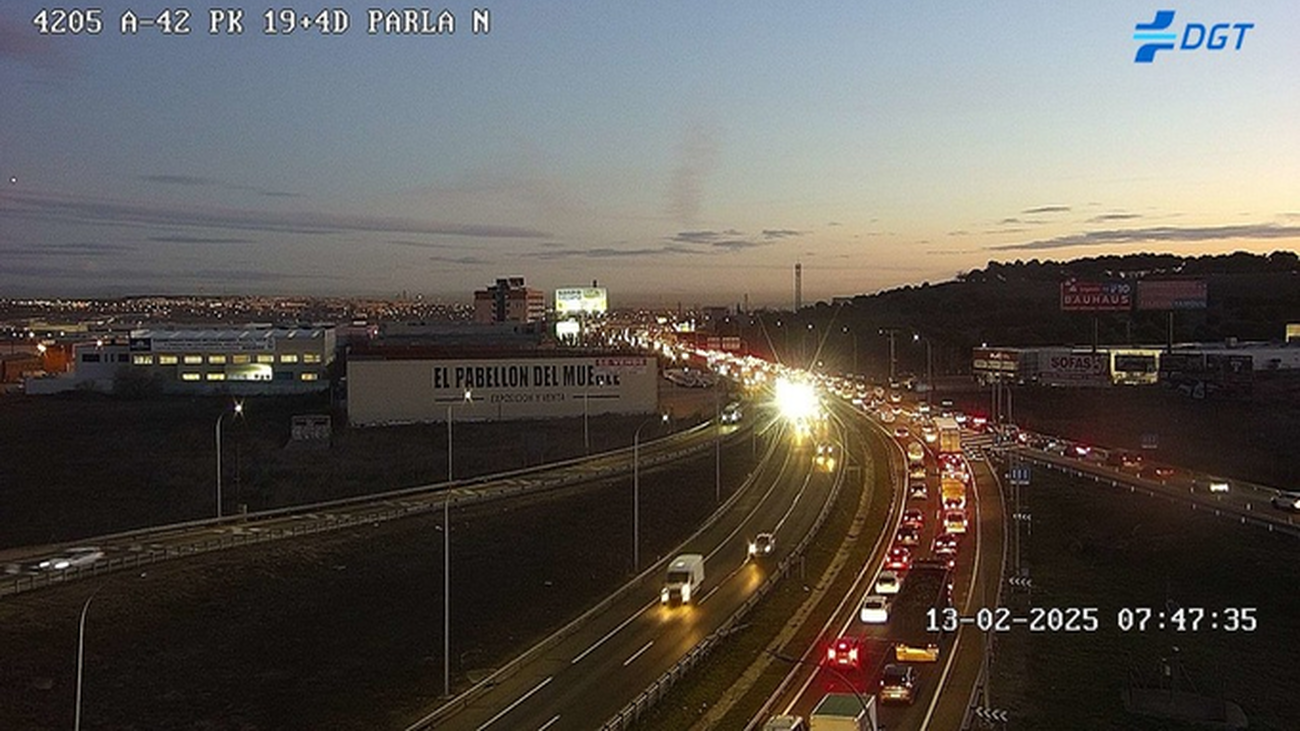 Accidente en la A-42