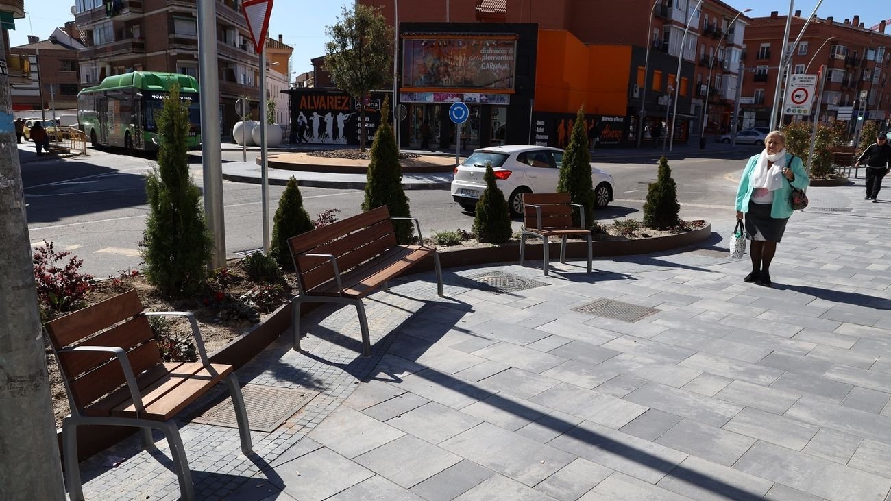 Entorno de la calle Leganés de Fuenlabrada