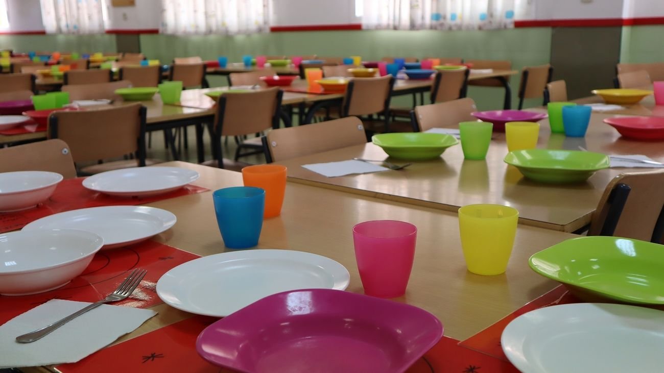 Imagen de un comedor escolar
