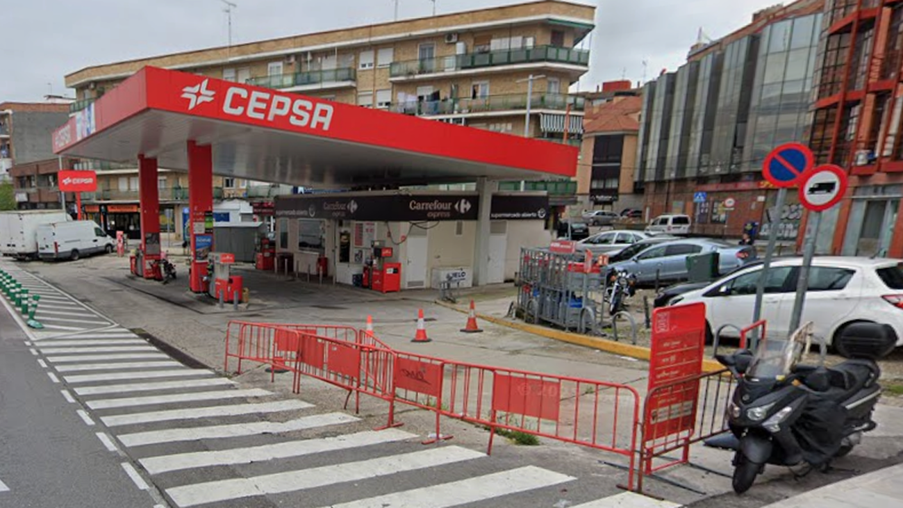 Gasolinera de la calle Móstoles de Fuenlabrada
