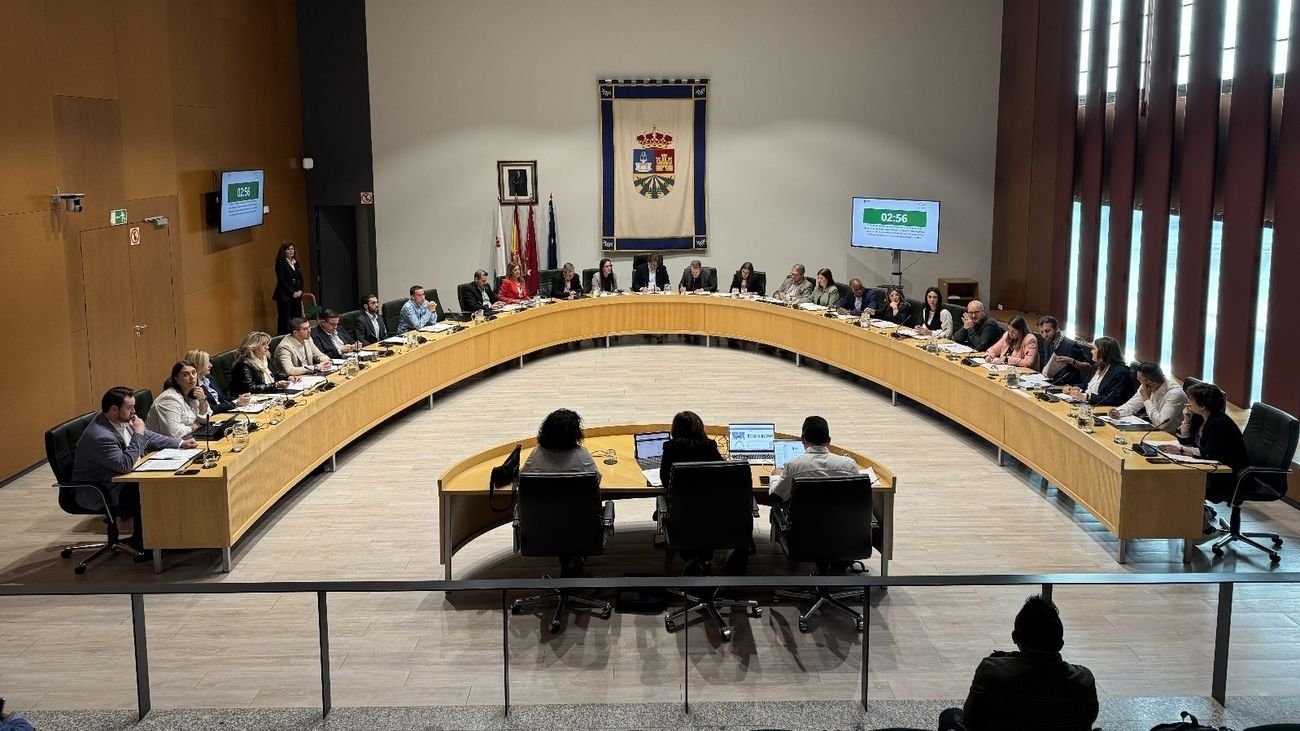 Sesión plenaria de la corporación municipal de Fuenlabrada