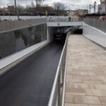 Túnel de la calle Móstoles, en Fuenlabrada