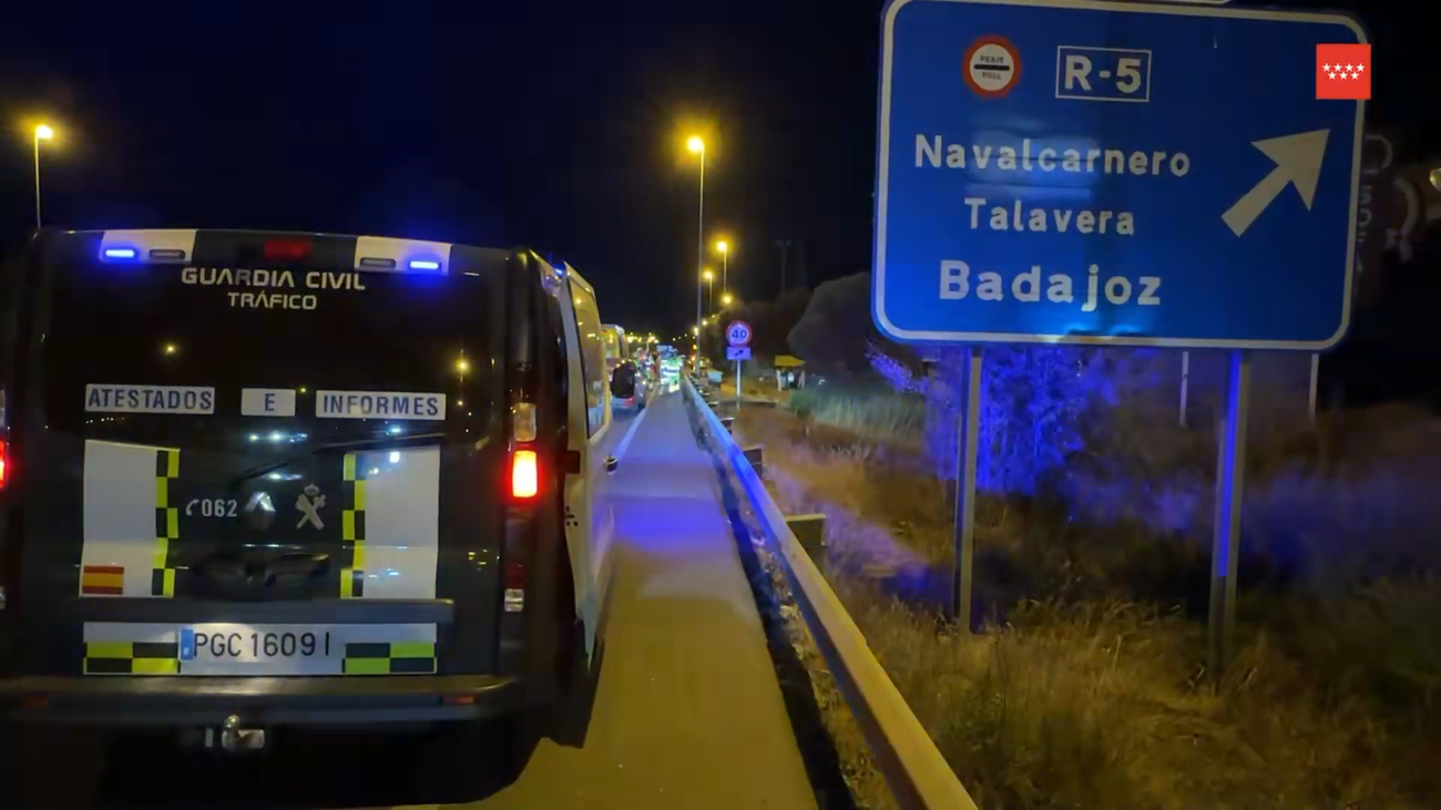 Fuenlabrada lamenta la muerte de un hombre atropellado en la M-506 durante el fin de semana