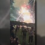 Cuatro heridos leves en Fuenlabrada tras un incidente en los fuegos artificiales