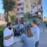 Fuenlabrada presenta 'Pájaros', un nuevo mural que celebra la libertad en la calle de Las Eras