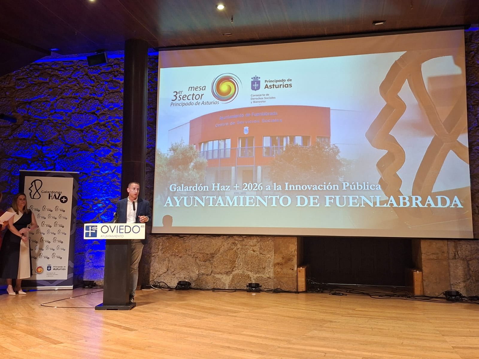 Fuenlabrada recibe el Premio Haz+ de Asturias por su innovación en servicios sociales